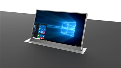15 "Monitor boleh ditarik balik dengan Nameplate